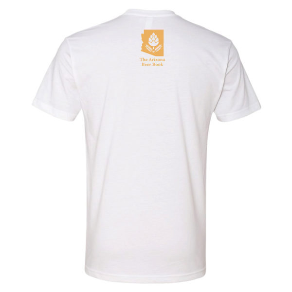 The Arizona Beer Book Logo White T-Shirt Back